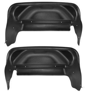 GMC Sierra Wheel Well Guards - Rear - Husky Liners - High Density Polypropylene - Black - `14-`17